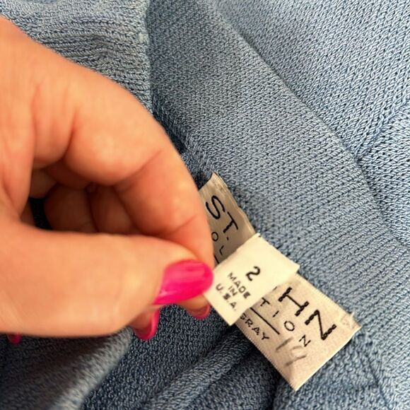 St. John Collection By Marie Gray Santana Knit Pull-On Pleated Pants Size 2 - Picture 6 of 10